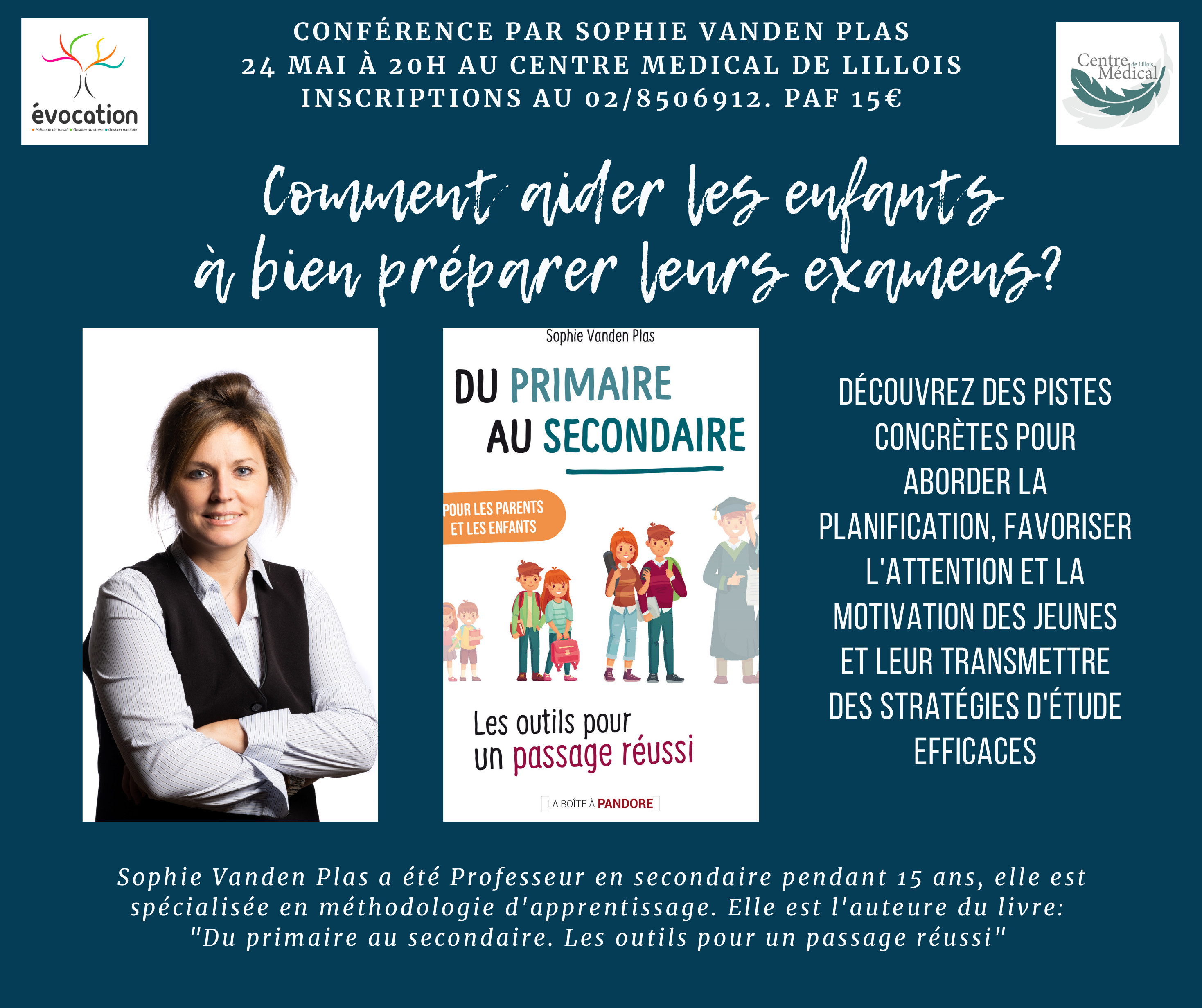 Conférence 24 mai 2022 - Comment aider les enfants à bien préparer leurs examens?